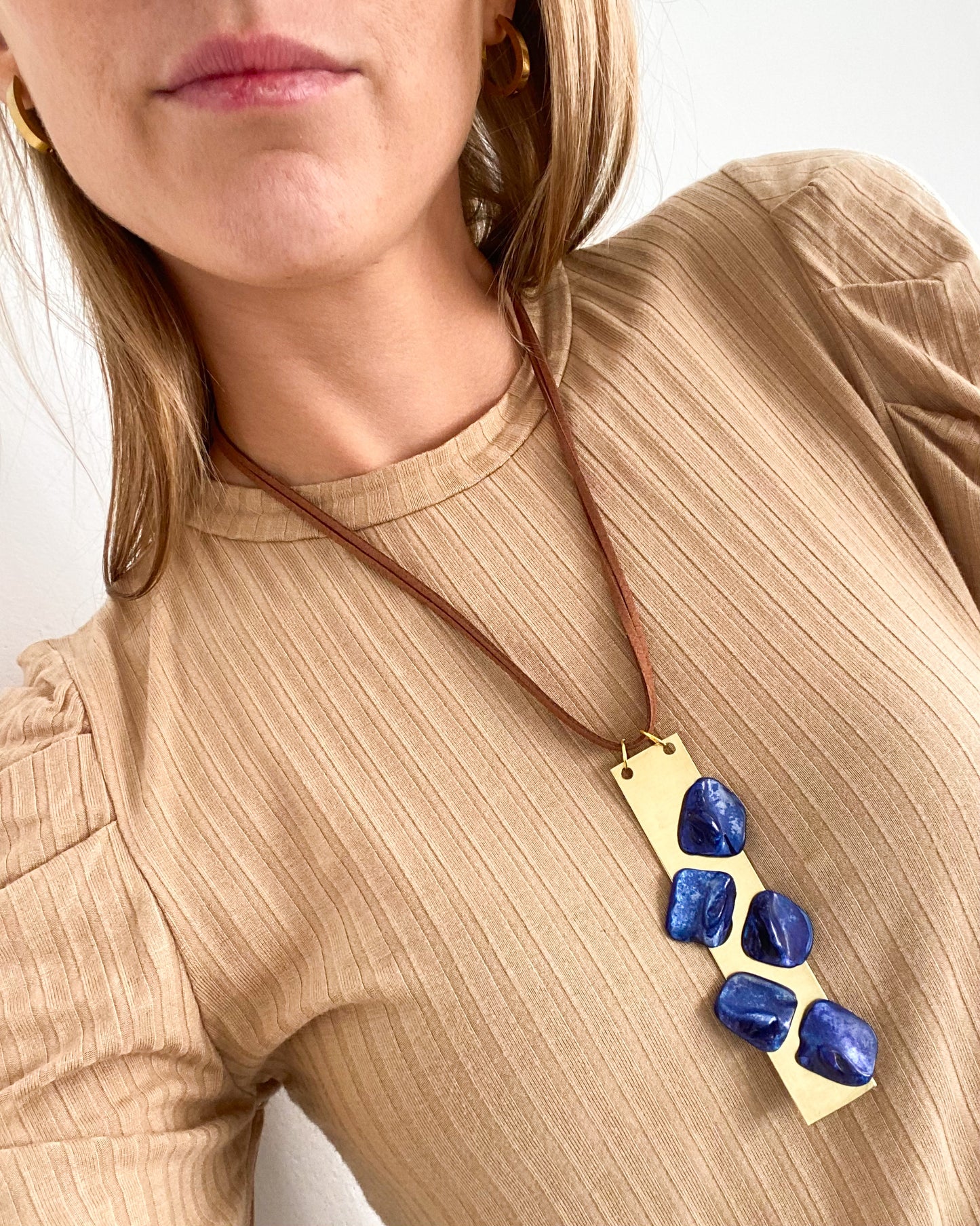 Collar Piedras Nacaradas COL-308