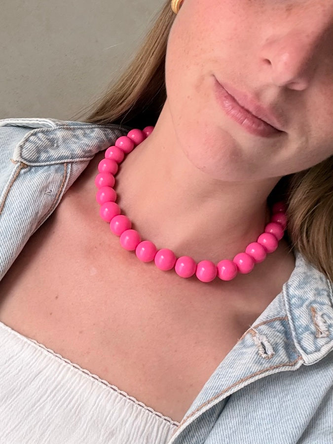 Collar Vilma Fucsia COL-521