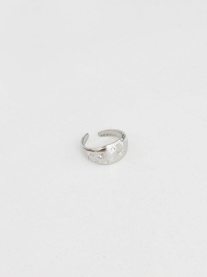 Anillo Acero Plateado AN-15