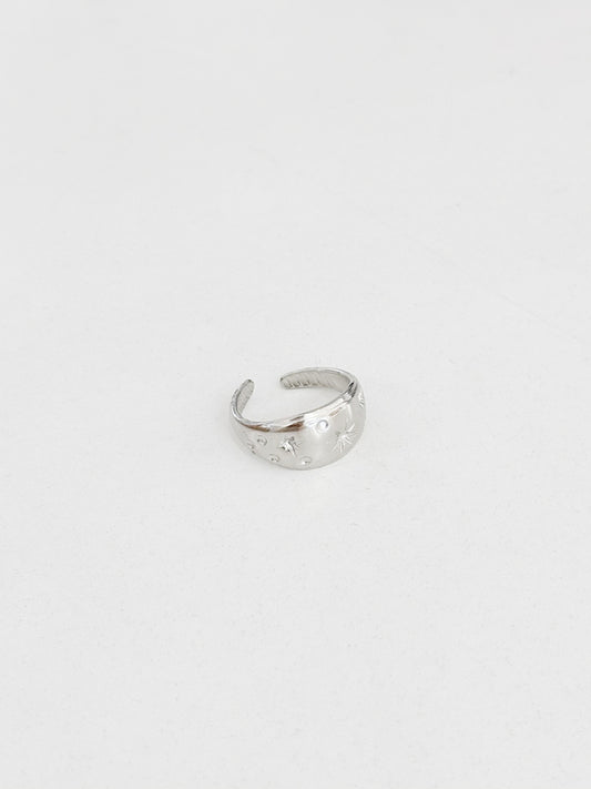 Anillo Acero Plateado AN-15