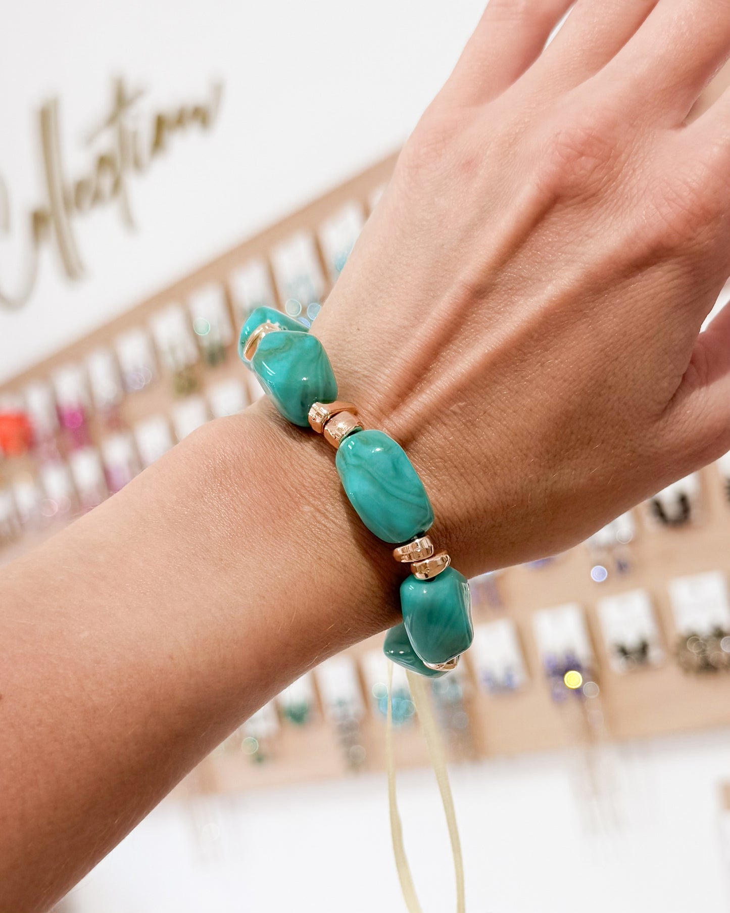 Pulsera Verde Agua BP-82