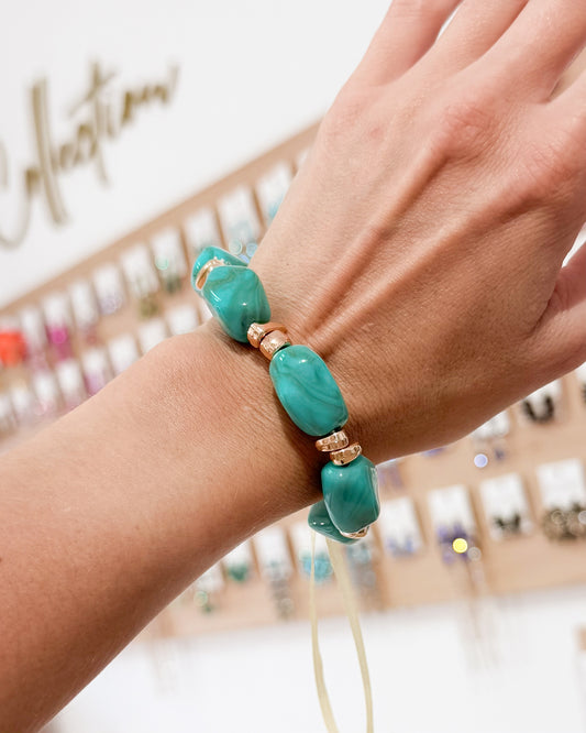 Pulsera Verde Agua BP-82