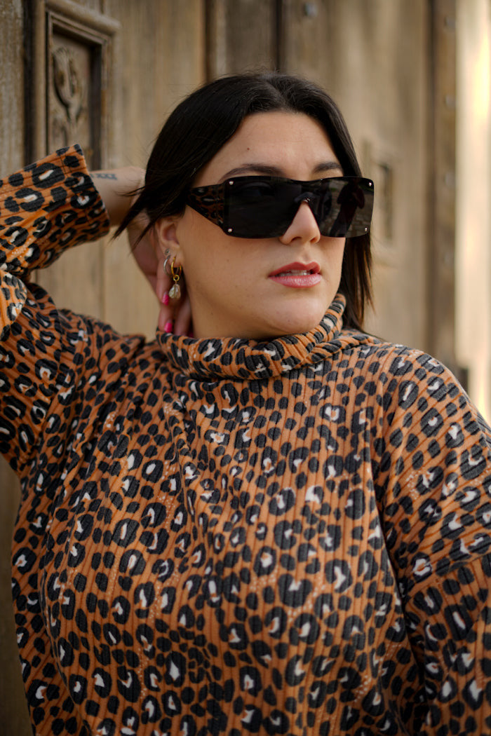 Polerón Estampado Leopardo