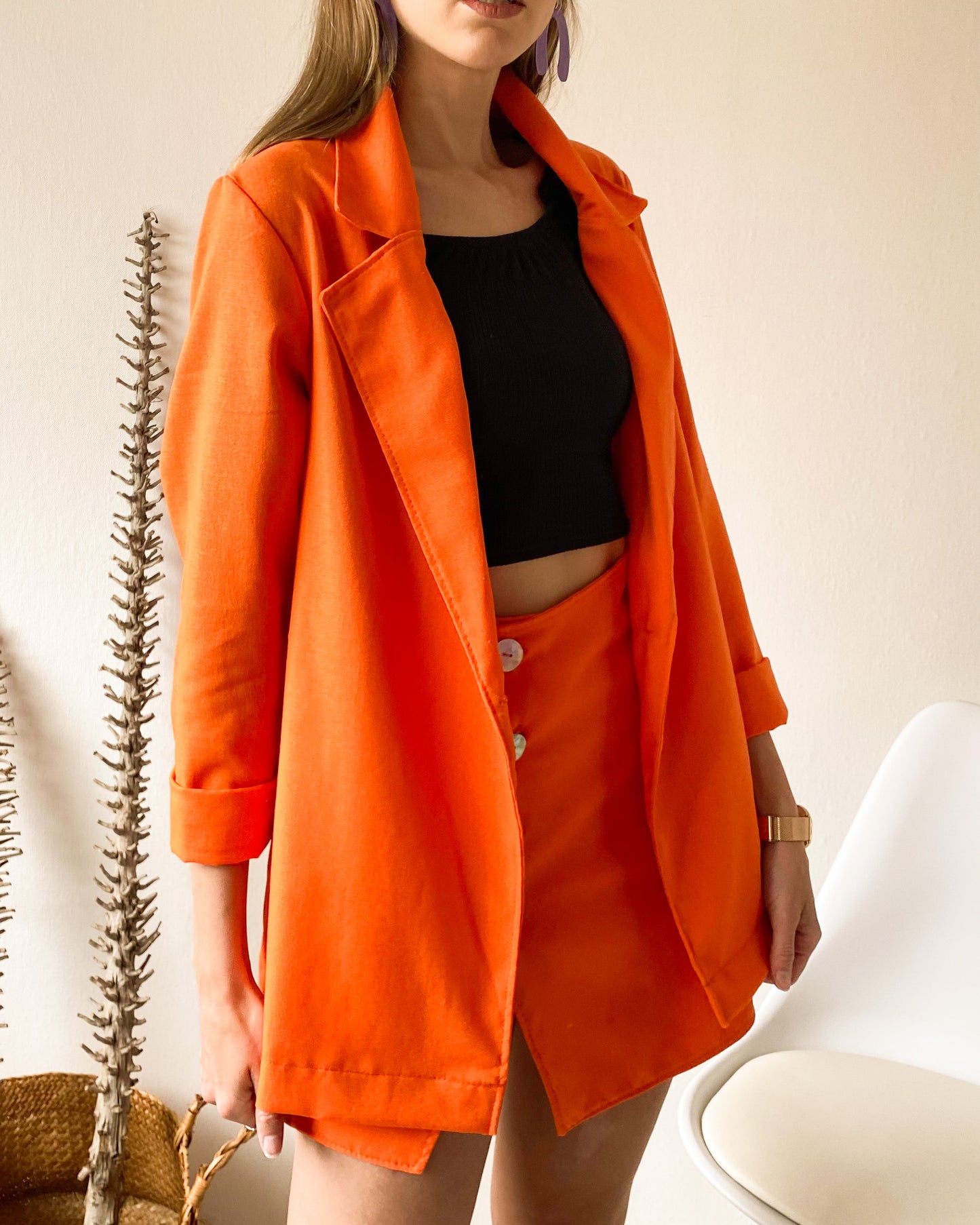 Blazer Florence Naranja