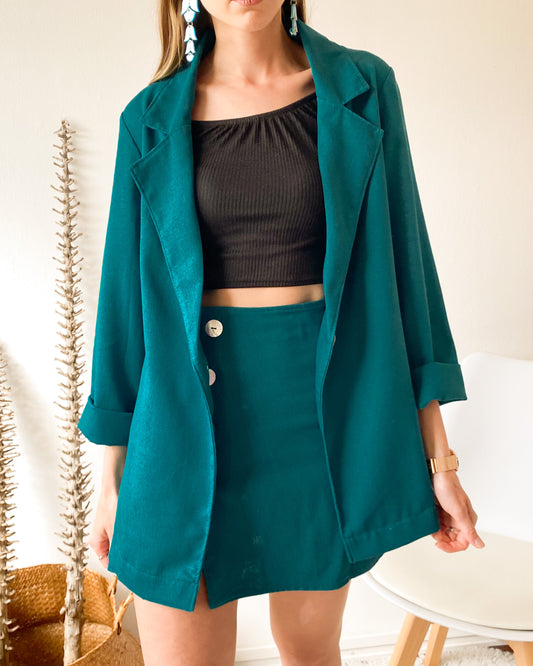 Blazer Florence Verde Petróleo